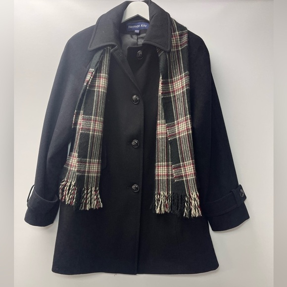 Herman Kay wool coat (C32) - Picture 2 of 3